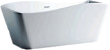 Omaha 67 Contemporary-Modern Freestanding Rectangular Acrylic Tub
