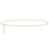 Accessher Elegant GoldPlated Delicate Chain Waist Belt | Stylish Belly Chain Kamarbandh And Body Kardhani For Women | Perfect F
