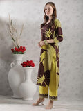Gosriki Women'S Rayon Blend Straight Printed Kurta With Palazzo (Nolaram Yellow-Vks02-Gs_S_Yellow_Small),Yellow,,B0DJWFY1J7