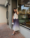 Anni Designer Women'S Rayon Viscose Printed Maxi Dress Set (Sarwala White_M_White_Medium),White,M,,,