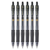 PILOT G2 Retractable Rollerball Gel Pens, Bold Point, 1.0mm, Black Ink, 6 Count