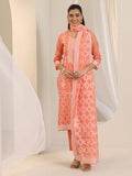 Libas Women'S Chanderi Silk Kurta Sets (99207_Orange_Xl)