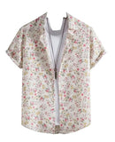 Dhruvi Trendz Regular Fit Simple Shirt For Men (Dt-Ms-6046_Off White