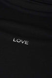 Enamor Athleisure Polyester Women's Relaxed Fit Crew Neck Hip Length Short Sleeves Quick Dry Antimicrobial 4 Stretch T-Shirt for Women - E105(E105-Jet Black W/Magic-XL),Jet Black W/Magic