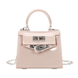Merishopp 3Xwomen Shoulder Chain Bag Portable Girls Tote Purse For Party Shopping Travel Apricot