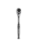 toolant 1/4 Drive Ratchet, 90-Tooth Compact Ratchet Wrench, 4Swing, Black Titanium Finish With Reversible Quick Release, 5 Lengt