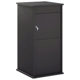 vidaXL Mailbox Black 50 x 52 x 100 cm Steel