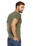Adro Men'S Regular Fit T-Shirt (Rnr-M-Ame-Ol-L_Olive Green_Large)