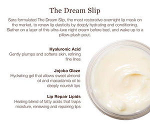 Sara Happ The Dream Slip Overnight Lip Mask Gently Restore, Heal and Renew Lips Overnight with Lip Repair Lipids & Hyaluronic Ac