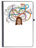 Udnag Ruled Notebook Diary | Mind, [A5 80Pages 80Gsm]