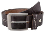 Excutive MenS Leather Belt .100% Pure Genuine Leather Guaranteed. Designer Belt For Men.(MbGrcrbrslk336, Brown, 36)