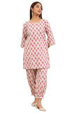 Libas Women'S Cotton Co-Ords (400437_Pink_Xxl)