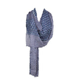 Cashmere Craft WomenS Printed Scarf (Ov11_Blue/Turq_Free Size)