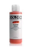Golden Fluid Acrylic, 4 ounce bottle, Vat Orange (24034)