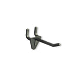 Azar Displays 800072BLK 2Inch Plastic Hook, 50Pack,Black