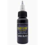 Radiant Colors Tattoo Ink Professional Tattooing Inks Fluid Vegan Pigments 1/2 oz Half Ounce Turbo Black