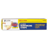 CLine SelfAdhesive Reinforcing Strips, 10 3/4 x 1, 200/BX