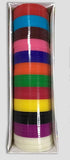 Sana Mega Mart Plastic Bangles For Silk Thread Crafts, Size 2/2, 6 Cut, Multicolour, 72 Pieces