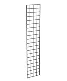 AMKO GPB15 Gridwall Panel 1 ft. x 5 ft., Black Finish, 1/4 in. Wire, Reinforced Double Vertical Sides, Metal Construction (Pack 
