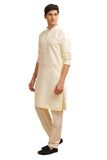 Be Active Men'S Cotton Regular Kurta (My0003_Cream