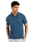 Eyebogler Regular Fit Mens Polo Neck Half Sleeve Soild Casual Tshirt,Light Air Force BlueApparel,M