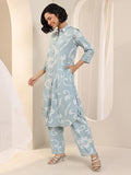 Libas Women'S Viscose Rayon Kurta Sets (99220_Blue_Xxl)