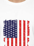 Adro Men'S Usa Printed Cotton T-Shirt (Rn22-2-Uss-Wh_White_S)