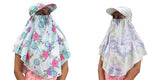 Women Scarf Stylish,Women Pack Of 2 Printed Cap Scarfs With Back TieUp,Women Fancy Scarf, Scarf, Stole, Faux Turtleneck Neck Co