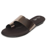 Ortho Joy Fancy Doctor Slippers | Soft Stylish Chappal For Women | Comfortable Flat Sandals For Women Stylish,Silver,4,B09VT68D1T