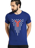 Adro Graphic Design Mens Cotton Printed T-Shirts (R22-M-Lnl-Rb_Royal Blue_L)