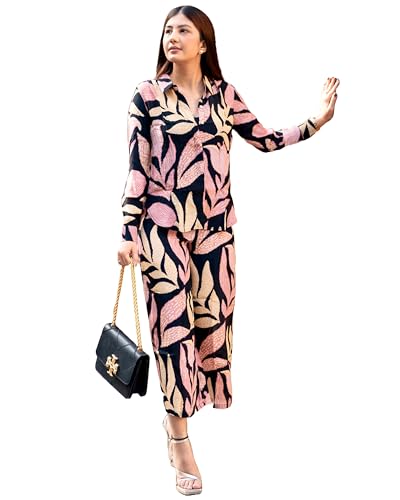 Anni Designer Women'S Cotton Blend Printed Ethnic Co-Ord Set (Badima Black_M_Black_Medium),Black,M