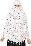 Akeeva Ladies Face Protection Cotton Scarf, Protection From Uv Rays, Scarf Of Cotton, Cotton Face Mask For Summer, White Hijab F