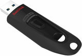 Sandisk 128Gb Ultra Usb 3.0 Flash Drive - Sdcz48-128G-U46, Red