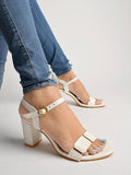Shoetopia Girls Girls-Heel-175 White Heeled Sandal - 4 Uk (Girls-Heel-175-White),White,4,B0CQK4BNWQ