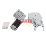 Mytee Products 1500W 60:1 Tarp Motor for Dump Truck Tarp Systems with Chrome Cover 12VDC / 52 AMPS / 45 RPM Dump Truck Tarp Mo