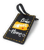 Shiani Home Sweet Home Emboss And Engrave Identity Rubber Luggage Bag Tag (Multicolour)