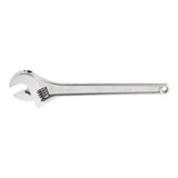 Klein Tools 50024 Adjustable Wrench, Forged Drive Wrench with High Polish Chrome Finish and Contoured Handle, 24Inch