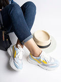 Shoetopia Women'S Block Heel Sneakers Blue,Blue,3,B0BT1Y28L1