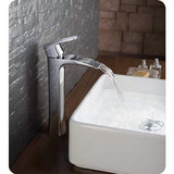 Fresca Bath Fft3072Ch Fortore Single Hole Vessel Mount Bathroom Vanity Faucet, Chrome