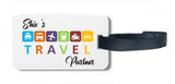 ShivS Travel Partner Name Luggage Tag Customised Personalized Tour Travel Tag 02