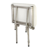 Kingston Brass Kbss2216P Adascape Shower Seat, Brushed Stainless Steel