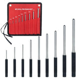 AIMUNOK 9-Piece Roll Pin Punch Set - Precision Steel Punches for Gunsmithing, Watch Repair & DIY (1/16 to 1/4) - Includes Tool P
