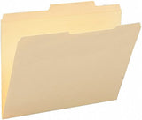 Smead 10376 Guide Height Folder 2/5 Cut Right TwoPly Tab Letter Manila 100/Box