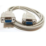 SF Cable, 3 ft DB9 F/F Null Modem Cable RS232