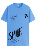 Adro Mens Smile Printed Cotton T-Shirt_Rn24-L2-Smile-Sk-2Xl Sky Blue