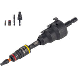 Klein Tools 85091HD Flip Socket Conduit Reamer, 3-in-1 Impact-Rated Tool for 1/2-Inch, 3/4-Inch, 1-Inch Conduit, Magnetic Bit Ho