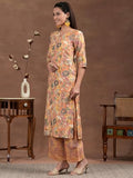 Libas Women'S Silk Blend Kurta Set (36873 Orange