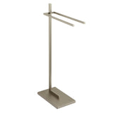 Kingston Brass SCC8608 Edenscape Freestanding Dual Towel-Rack, Brushed Nickel