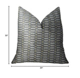 Plutus Brands Plutus Cycle Joiners Handmade Throw Pillow, 20 X 20, Gray/Cream