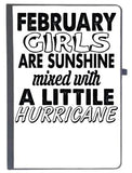 Udnag Ruled Notebook Diary Girls | February Girls, [A5 80Pages 80Gsm]